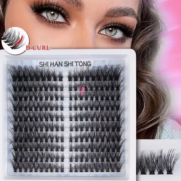 Gene false  smocuri Russian Eyelash Volume 40D de D /0,15 /7-13mm - 180 smocuri BLUE-180